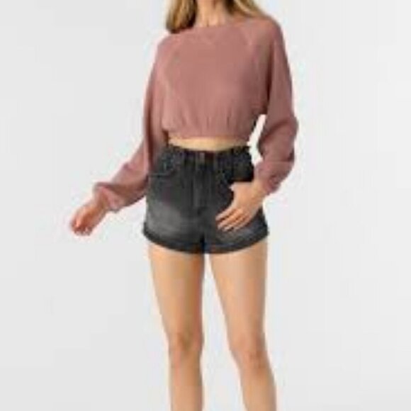 O'NEIL TOUR WAFFLE KNIT SLOUCHY TOP NWT - Picture 4 of 7